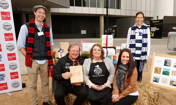 farmers.png The Powercor Country Festival will feature more than 50 farmers market stalls this year. - Geelong Cats